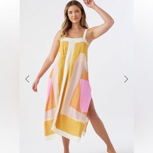 ONEIL MIRANDA MIDI COVER-UP DRESS M